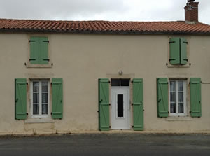 Peinture sur volet et persienne métallique à Angers